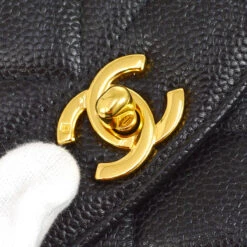 AMORE Vintage CHANEL 1997-1999 Tall Diana Flap Medium Black Caviar 15675 -Best Jewelry Store 20221117 15675 06 52e0df5e ae06 409e 8bc5 311aa8596d4f