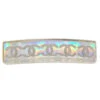AMORE Vintage CHANEL 1997 Clear Rainbow Lucite Hair Clip Barrette 15817 -Best Jewelry Store 20221121 15817 01