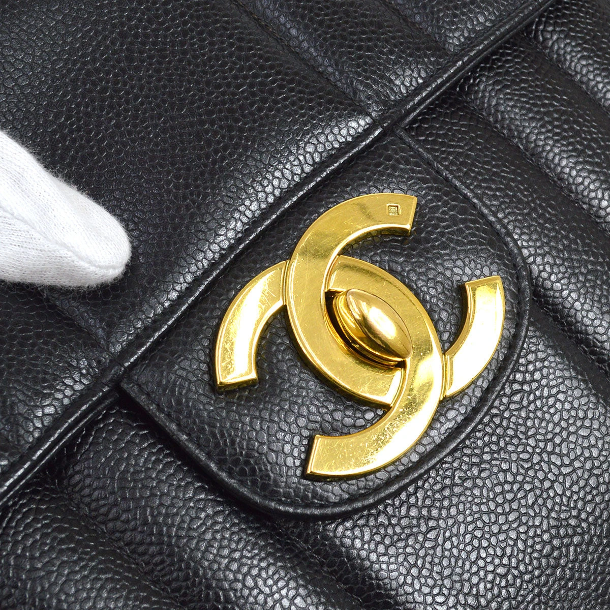AMORE Vintage CHANEL 1991-1994 Jumbo Vertical Classic Flap 55079 17 AMORE Vintage CHANEL 1991-1994 Jumbo Vertical Classic Flap 55079 - Image 15