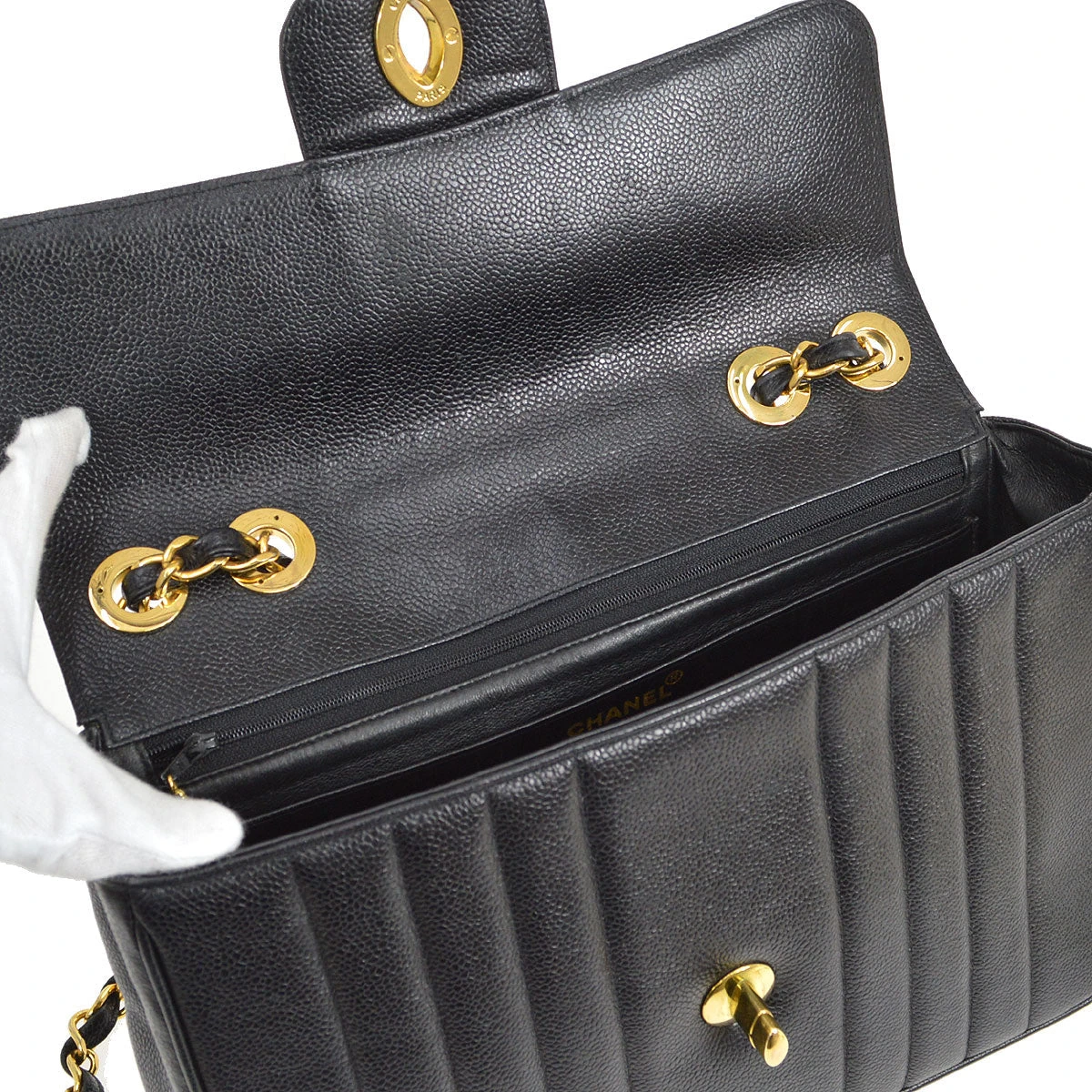 AMORE Vintage CHANEL 1991-1994 Jumbo Vertical Classic Flap 55079 19 AMORE Vintage CHANEL 1991-1994 Jumbo Vertical Classic Flap 55079 - Image 17