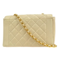 AMORE Vintage CHANEL * 1996-1997 Tall Diana Flap Medium Ivory Caviar 46406 -Best Jewelry Store 20221219 46406 02 489a1f98 b290 4fb2 8767 42d1738b978f