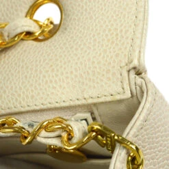 AMORE Vintage CHANEL * 1996-1997 Tall Diana Flap Medium Ivory Caviar 46406 -Best Jewelry Store 20221219 46406 10 b02e08fe c0a5 413a bc4a 0172b637974c