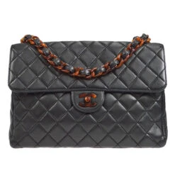AMORE Vintage CHANEL 1996-1997 Classic Flap Jumbo Black Lambskin 46427 32 AMORE Vintage CHANEL 1996-1997 Classic Flap Jumbo Black Lambskin 46427 -Best Jewelry Store 20230110 46427 01 b47609d9 ed1e 4a3c 80da 86bafdd8b9e0