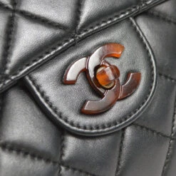 AMORE Vintage CHANEL 1996-1997 Classic Flap Jumbo Black Lambskin 46427 25 AMORE Vintage CHANEL 1996-1997 Classic Flap Jumbo Black Lambskin 46427 -Best Jewelry Store 20230110 46427 04