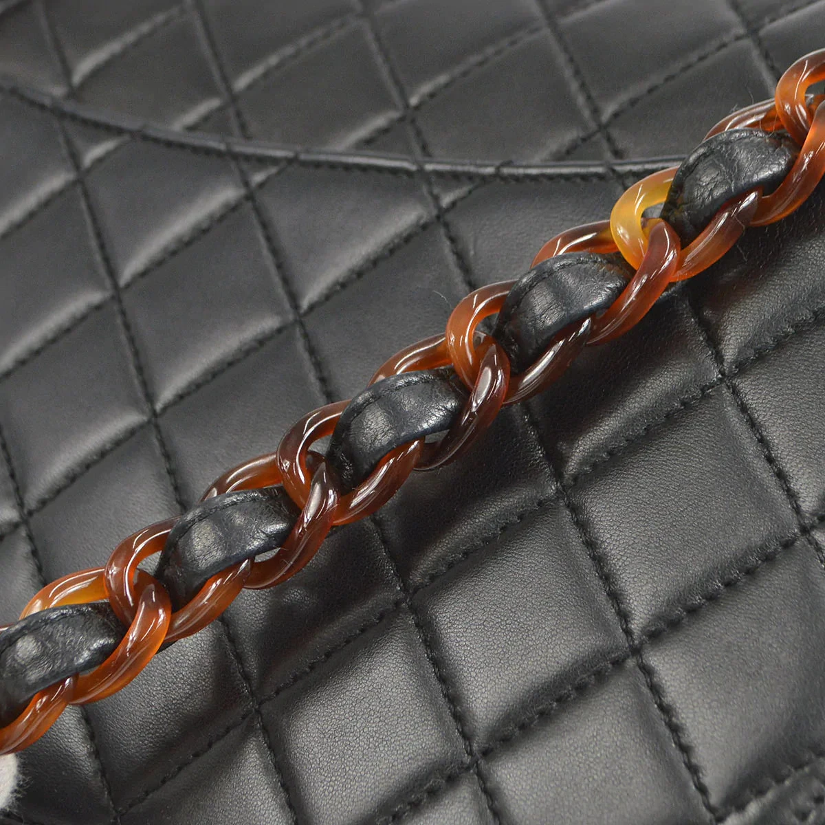 AMORE Vintage CHANEL 1996-1997 Classic Flap Jumbo Black Lambskin 46427 18 AMORE Vintage CHANEL 1996-1997 Classic Flap Jumbo Black Lambskin 46427 - Image 16