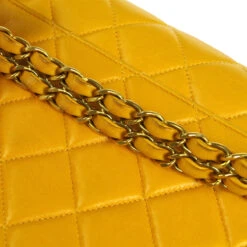 AMORE Vintage CHANEL 1996-1997 Round Flap Handbag Orange Lambskin 26418 -Best Jewelry Store 202302013 26418 06 a353654a 60c9 4458 b905 f1b81b692aea