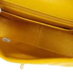 AMORE Vintage CHANEL 1996-1997 Round Flap Handbag Orange Lambskin 26418 -Best Jewelry Store 202302013 26418 08