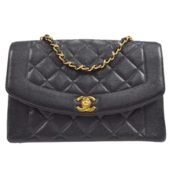 AMORE Vintage CHANEL 1994-1996 Tall Diana Flap Medium Black Caviar 17140 -Best Jewelry Store 20230206 17140 01 fe69001b 68ec 4b41 a14f 574f6b5217d0