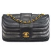 AMORE Vintage CHANEL 1991-1994 Horizontal Flap Small Black Lambskin 17861 -Best Jewelry Store 20230206 17861 01
