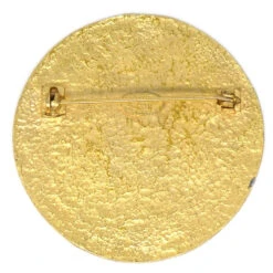 AMORE Vintage CHANEL★ 1994 Round Brooch Gold 94P 27350 -Best Jewelry Store 20230222 27350 02 0c9cb168 212e 4d48 8a75 1841625deb0f