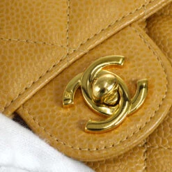 AMORE Vintage CHANEL * 2003-2004 Classic Square Flap Mini 17 Beige Caviar 27455 -Best Jewelry Store 20230222 27455 04