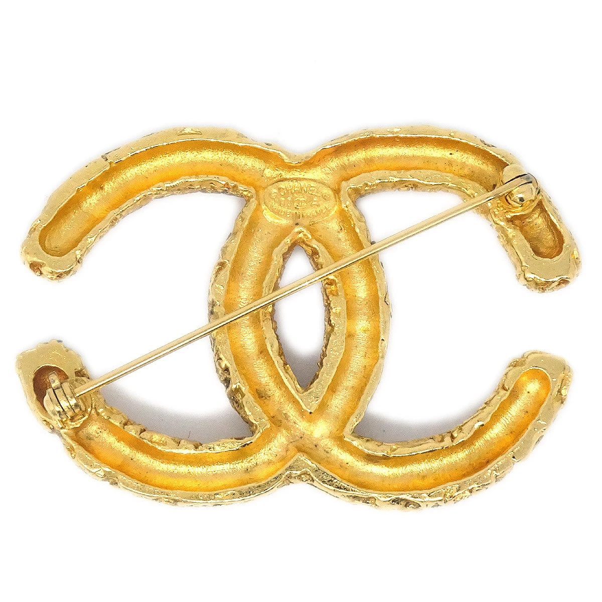 AMORE Vintage CHANEL CC Brooch Pin Gold 93A 27140 4 AMORE Vintage CHANEL CC Brooch Pin Gold 93A 27140 - Image 2