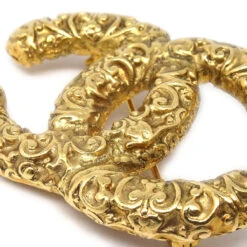 AMORE Vintage CHANEL CC Brooch Pin Gold 93A 27411 -Best Jewelry Store 20230302 27411 03