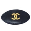 AMORE Vintage CHANEL Hair Barrette Black 51 47876 -Best Jewelry Store 20230306 47876 01