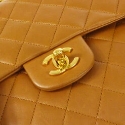 AMORE Vintage CHANEL 1989-1991 Tall Classic Double Flap Medium Camel Lambskin 27232 26 AMORE Vintage CHANEL 1989-1991 Tall Classic Double Flap Medium Camel Lambskin 27232 -Best Jewelry Store 20230309 27232 05