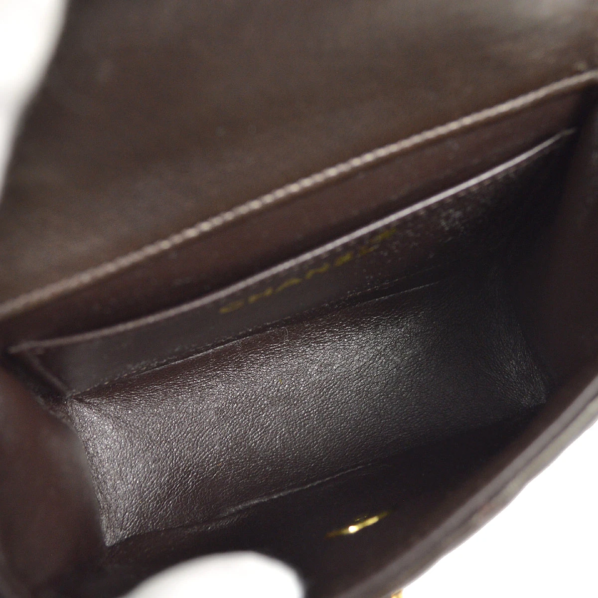 AMORE Vintage CHANEL Classic Single Flap 2 In 1 Handbag Set Brown Lambskin 24809 17 AMORE Vintage CHANEL Classic Single Flap 2 In 1 Handbag Set Brown Lambskin 24809 - Image 15