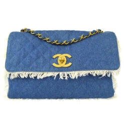 AMORE Vintage CHANEL Classic Flap Maxi Chain Shoulder Bag Indigo Denim 58227 32 AMORE Vintage CHANEL Classic Flap Maxi Chain Shoulder Bag Indigo Denim 58227 -Best Jewelry Store 20230330 58227 01 35f4371e 8238 4271 b78c f5dc15b7201a