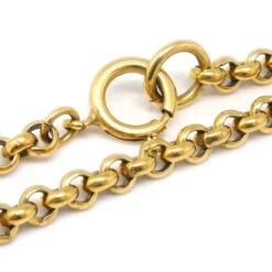 AMORE Vintage CHANEL Heart Gold Chain Pendant Necklace 95P 58044 -Best Jewelry Store 20230413 58044 03
