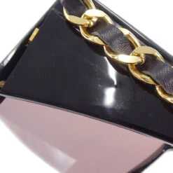 AMORE Vintage CHANEL Chain Sunglasses Eye Wear Black Small Good 58108 -Best Jewelry Store 20230413 58108 07