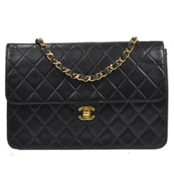 AMORE Vintage CHANEL Classic Single Flap Chain Shoulder Bag Black Lambskin 58016 -Best Jewelry Store 20230420 58016 01 3b02f593 8417 4c8a 9a18 a1125b62a314
