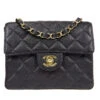AMORE Vintage CHANEL Classic Flap Mini Square Chain Shoulder Bag Black Caviar 88000 -Best Jewelry Store 20230427 88000 01