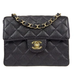 AMORE Vintage CHANEL Classic Flap Mini Square Chain Shoulder Bag Black Caviar 88000 -Best Jewelry Store 20230427 88000 01 439d71de a341 4d8b a0b2 d7fae7da1269