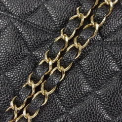 AMORE Vintage CHANEL Classic Flap Mini Square Chain Shoulder Bag Black Caviar 88000 -Best Jewelry Store 20230427 88000 04
