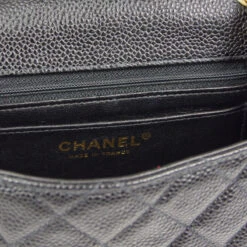 AMORE Vintage CHANEL Classic Flap Mini Square Chain Shoulder Bag Black Caviar 88000 -Best Jewelry Store 20230427 88000 08