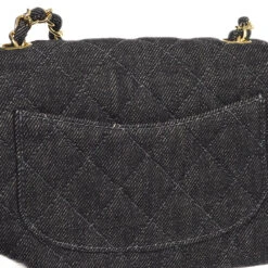 AMORE Vintage CHANEL 1997-1999 Classic Flap Mini Square 17 Black Denim 77473 25 AMORE Vintage CHANEL 1997-1999 Classic Flap Mini Square 17 Black Denim 77473 -Best Jewelry Store 20230502 77473 04
