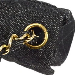 AMORE Vintage CHANEL 1997-1999 Classic Flap Mini Square 17 Black Denim 77473 27 AMORE Vintage CHANEL 1997-1999 Classic Flap Mini Square 17 Black Denim 77473 -Best Jewelry Store 20230502 77473 06