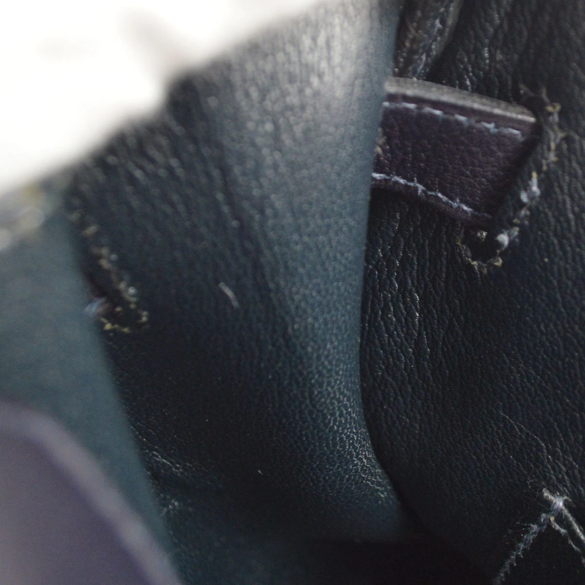 AMORE Vintage HERMES 1997 BIRKIN 35 Navy Evergrain 27392 8 AMORE Vintage HERMES 1997 BIRKIN 35 Navy Evergrain 27392 - Image 6