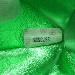 AMORE Vintage CHANEL 1994 Classic Flap Handbag Medium Metallic Green Lambskin 66857 -Best Jewelry Store 20230522 66857 10