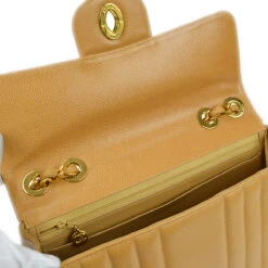 AMORE Vintage CHANEL 1991-1994 Big CC Vertical Stitch Classic Flap Jumbo Beige Caviar 87063 -Best Jewelry Store 20230525 87063 07