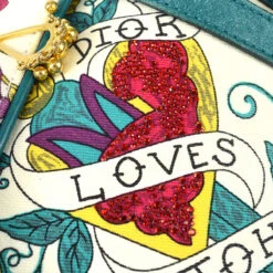AMORE Vintage CHRISTIAN DIOR * Loves John Saddle Handbag Multicolor 67312 -Best Jewelry Store 20230605 67312 03 948009df 5faa 4247 a469 14ae0b01c480