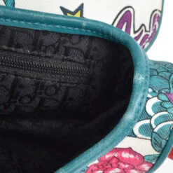 AMORE Vintage CHRISTIAN DIOR * Loves John Saddle Handbag Multicolor 67312 -Best Jewelry Store 20230605 67312 10