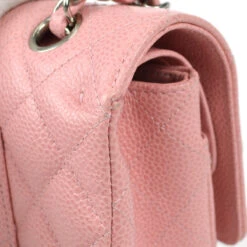 AMORE Vintage CHANEL * 2004-2005 Classic Double Flap Medium SHW Pink Caviar 88214 -Best Jewelry Store 20230605 88214 04