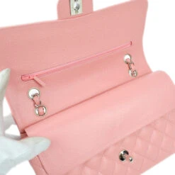 AMORE Vintage CHANEL * 2004-2005 Classic Double Flap Medium SHW Pink Caviar 88214 -Best Jewelry Store 20230605 88214 07