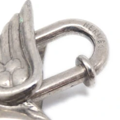 AMORE Vintage HERMES 1993 Pegasus Cadena Bag Charm Silver Small Good 97371 -Best Jewelry Store 20230605 97371 04