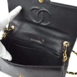 AMORE Vintage CHANEL * Straight Flap Chain Shoulder Bag Black Lizard 98558 38 AMORE Vintage CHANEL * Straight Flap Chain Shoulder Bag Black Lizard 98558 -Best Jewelry Store 20230615 98558 07 ccca2c25 4b53 4471 b1d2 9b8478189910