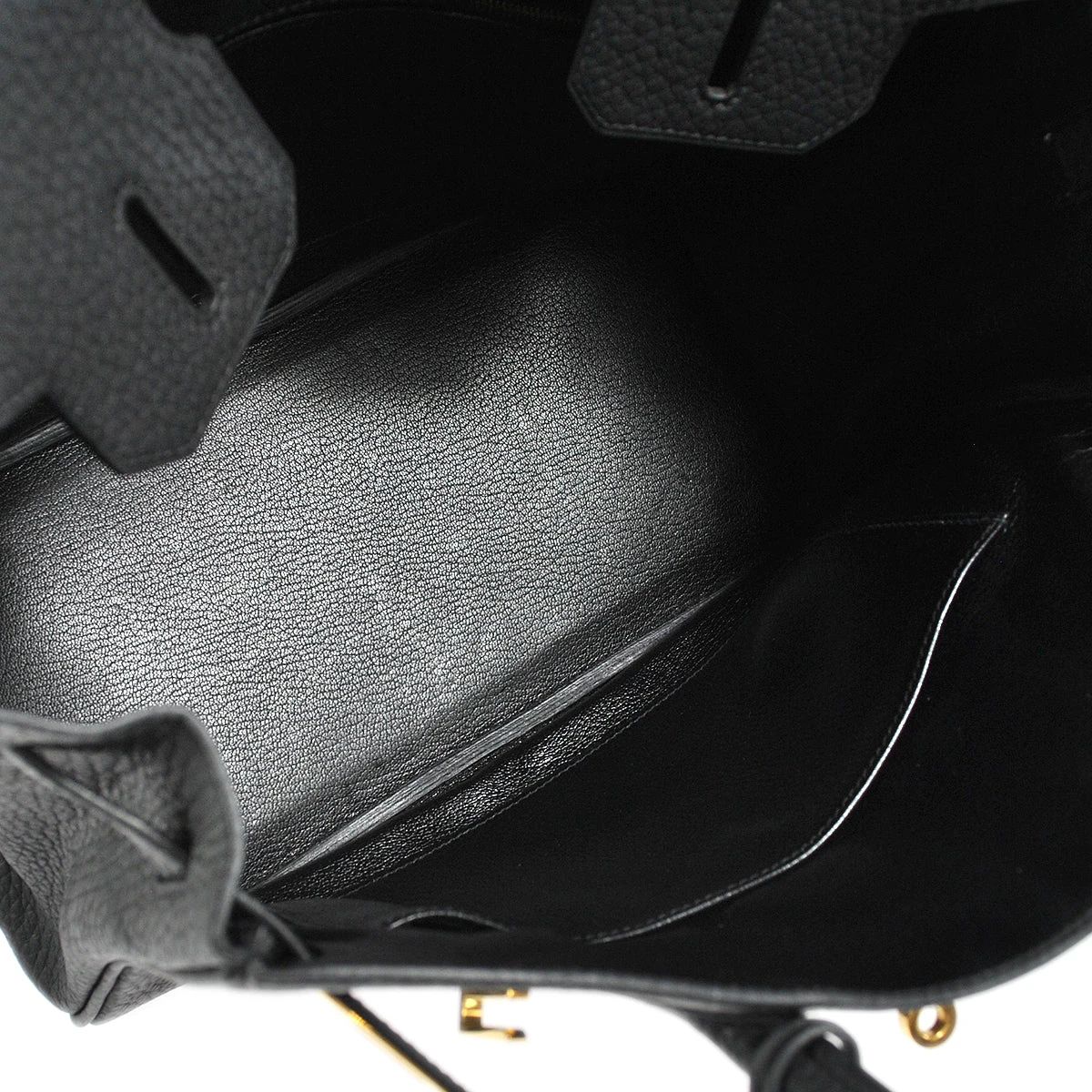 AMORE Vintage HERMES Birkin 30 Handbag Black Fjord 78698 10 AMORE Vintage HERMES Birkin 30 Handbag Black Fjord 78698 - Image 8