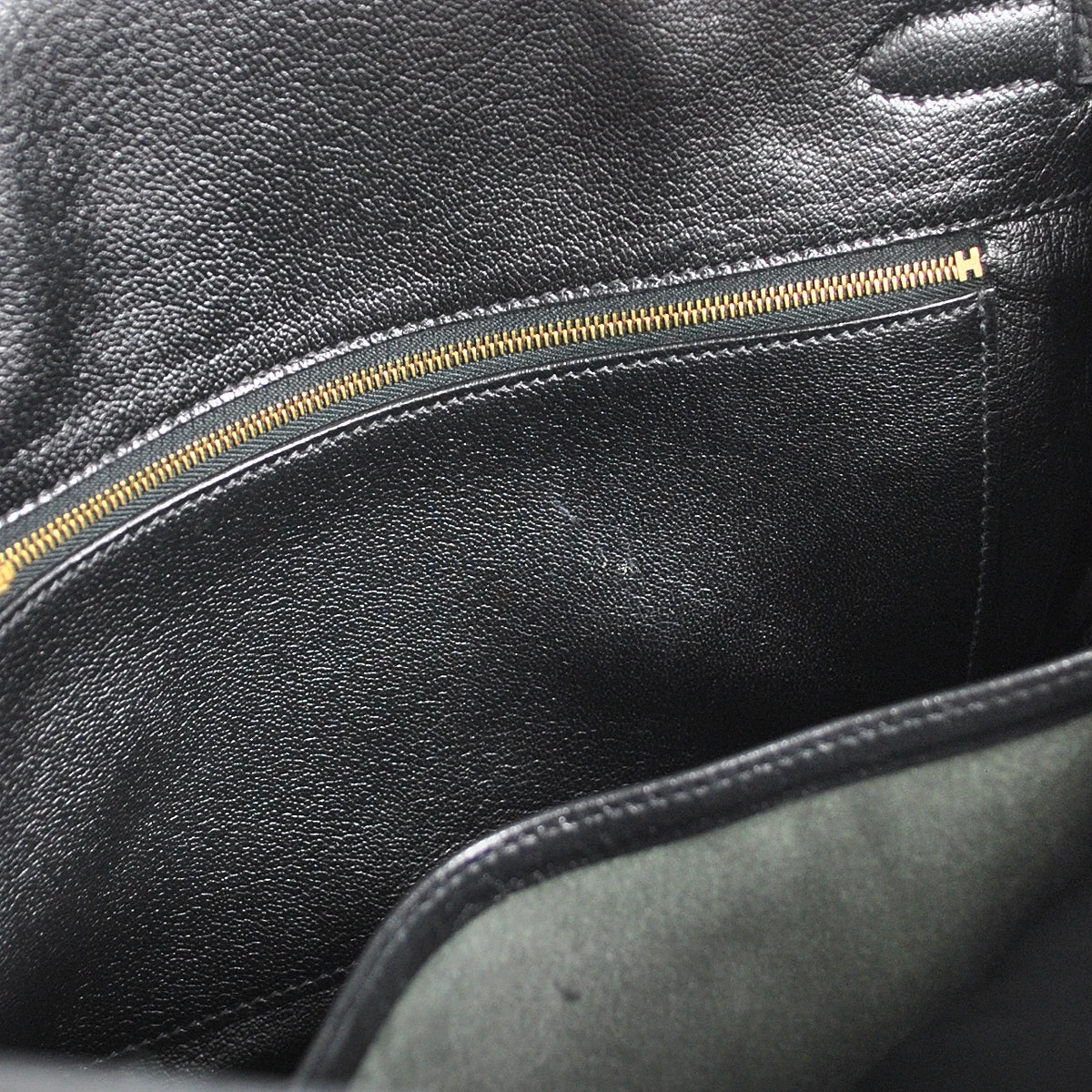 AMORE Vintage HERMES Birkin 30 Handbag Black Fjord 78698 11 AMORE Vintage HERMES Birkin 30 Handbag Black Fjord 78698 - Image 9