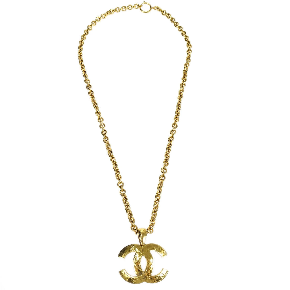 AMORE Vintage CHANEL Gold Chain Pendant Necklace 94P 78660 3 AMORE Vintage CHANEL Gold Chain Pendant Necklace 94P 78660