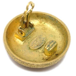 AMORE Vintage CHANEL Button Earrings Gold Clip-On Large 95A 69910 -Best Jewelry Store 20230810 69910 04
