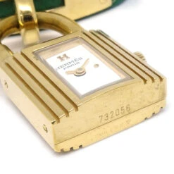 AMORE Vintage HERMES 1995 Kelly Watch Green Courchevel 160512 -Best Jewelry Store 20230824 160512 03