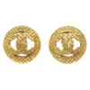 AMORE Vintage CHANEL Button Earrings Gold Clip-On 29/2889 69913