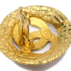 AMORE Vintage CHANEL Button Earrings Gold Clip-On 29/2889 69913 -Best Jewelry Store 20230828 69913 04