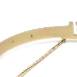 AMORE Vintage CHANEL Bangle Chain Ring Rhinestone #6 Gold 01C 170745 -Best Jewelry Store 20231005 170745 04