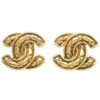 AMORE Vintage CHANEL Quilted CC Earrings Clip-On Large 2459 19155 -Best Jewelry Store 20231005 19155 01