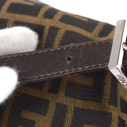 AMORE Vintage FENDI Zucca Mamma Baguette Handbag Brown 19033 -Best Jewelry Store 20231010 19033 04