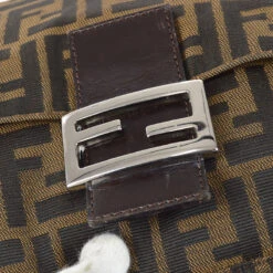 AMORE Vintage FENDI Zucca Mamma Baguette Handbag Brown 19033 -Best Jewelry Store 20231010 19033 07